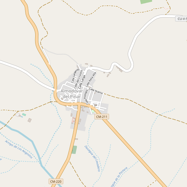 Mapa de hoteles en Almodóvar del Pinar Thumbnail