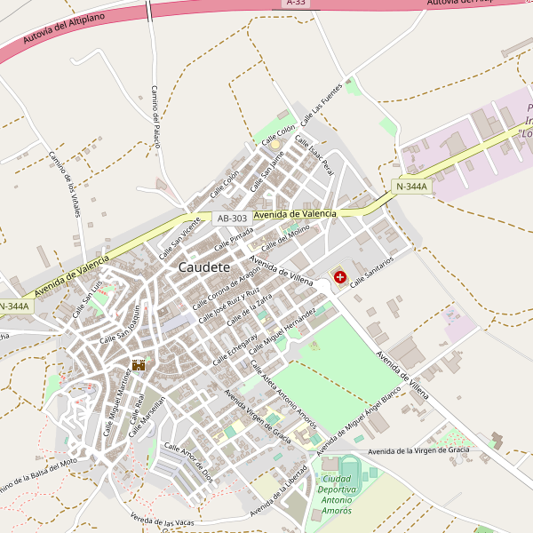 Thumbnail Mapa de Caudete