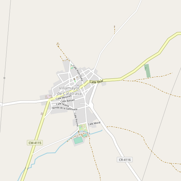 Mapa de bedandbreakfast en Villamayor de Calatrava Thumbnail