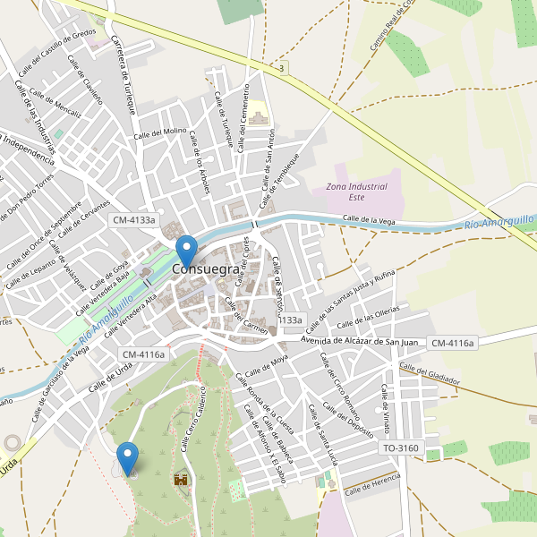 Mapa de aparcamientos-bicicletas en Consuegra Thumbnail