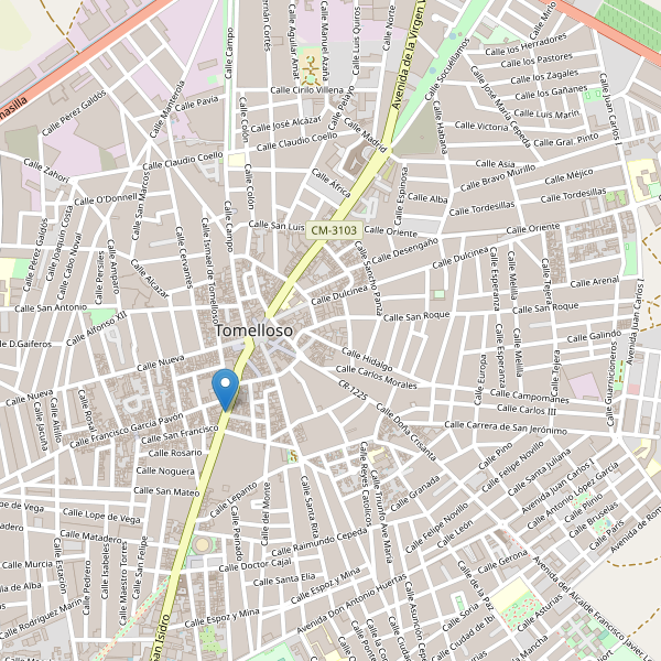 Mapa de aparcamientos-bicicletas en Tomelloso Thumbnail