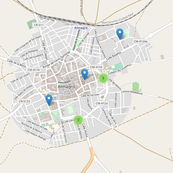 Thumbnail Mapa de aparcamientos en Almagro