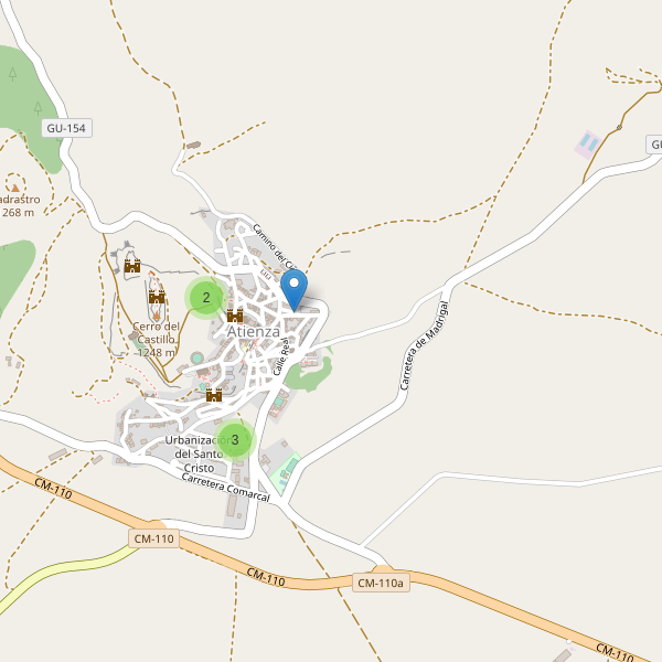 Thumbnail Mapa de aparcamientos en Atienza