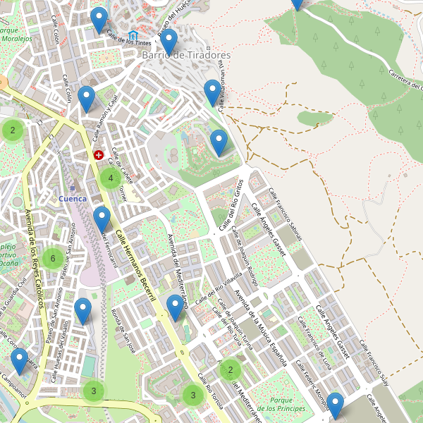 Thumbnail Mapa de aparcamientos en Cuenca