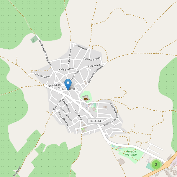 Mapa de aparcamientos en Guadamur Thumbnail