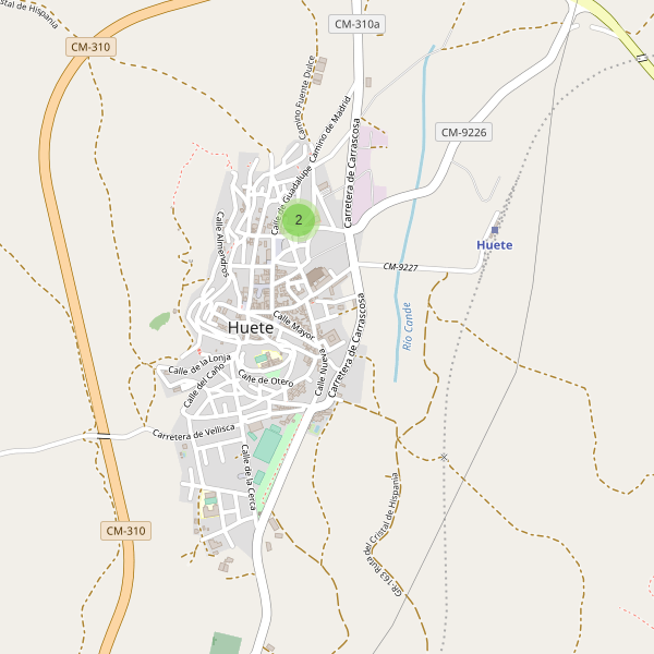 Thumbnail Mapa de aparcamientos en Huete