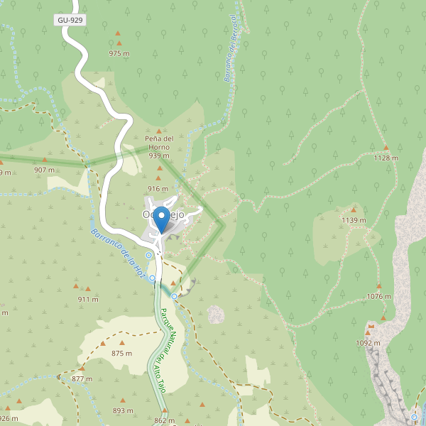 Thumbnail Mapa de aparcamientos en Ocentejo