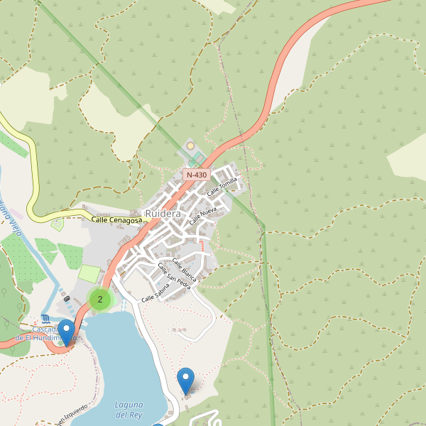 Thumbnail Mapa de aparcamientos en Ruidera