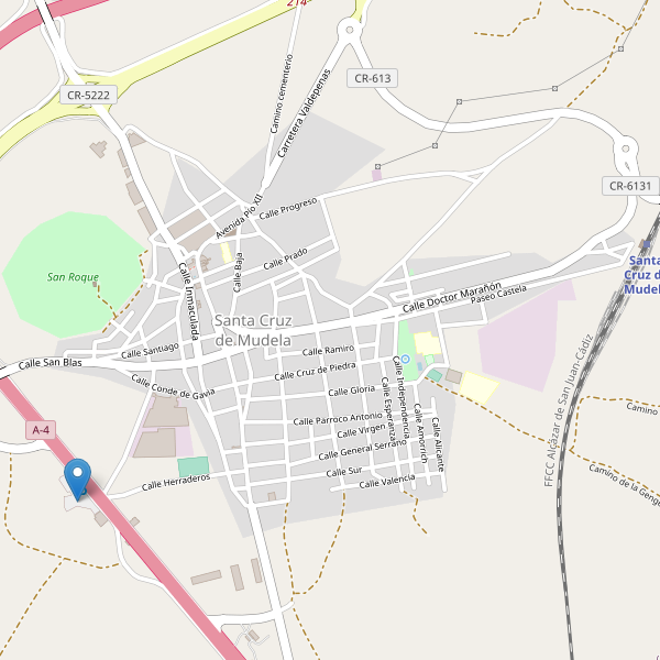 Thumbnail Mapa de aparcamientos en Santa Cruz de Mudela