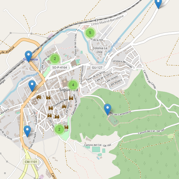 Thumbnail Mapa de aparcamientos en Sigüenza