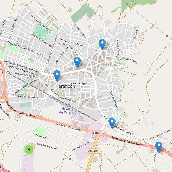 Thumbnail Mapa de aparcamientos en Tarancón