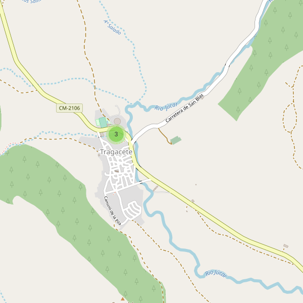 Thumbnail Mapa de aparcamientos en Tragacete