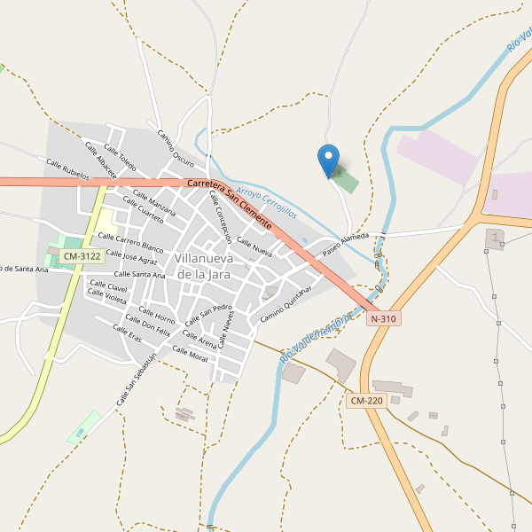 Thumbnail Mapa de aparcamientos en Villanueva de la Jara