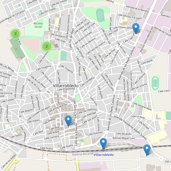 Thumbnail Mapa de aparcamientos en Villarrobledo