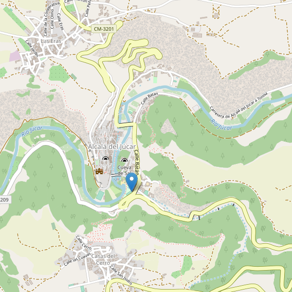 Mapa de aseos en Alcalá del Júcar Thumbnail