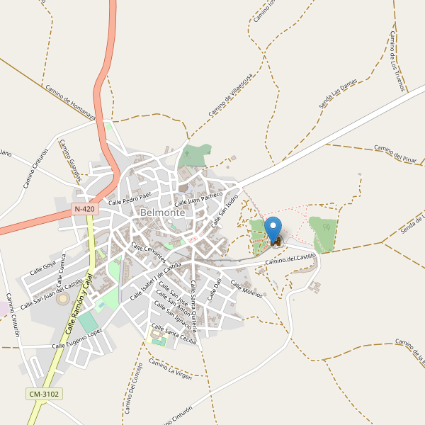 Mapa de aseos en Belmonte (CU) Thumbnail