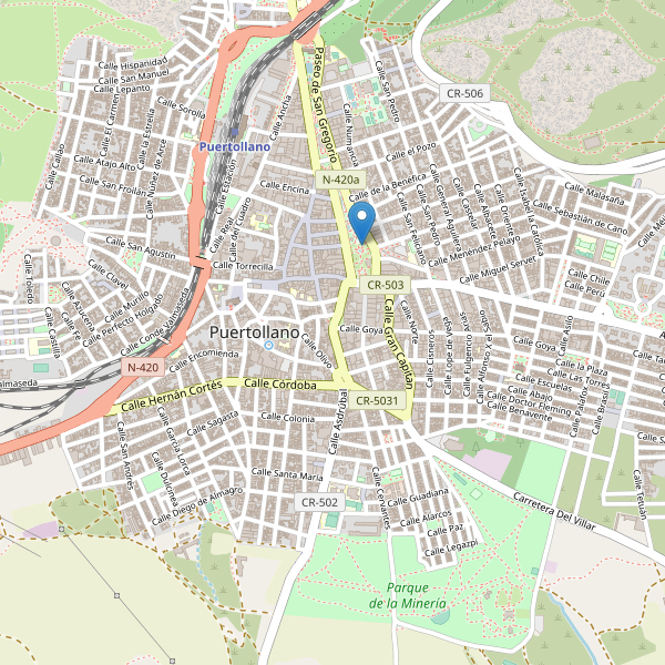 Mapa de aseos en Puertollano Thumbnail