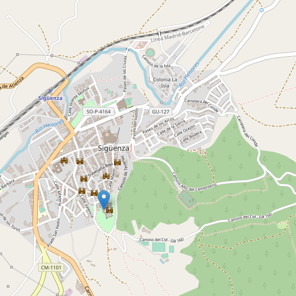 Mapa de aseos en Sigüenza Thumbnail