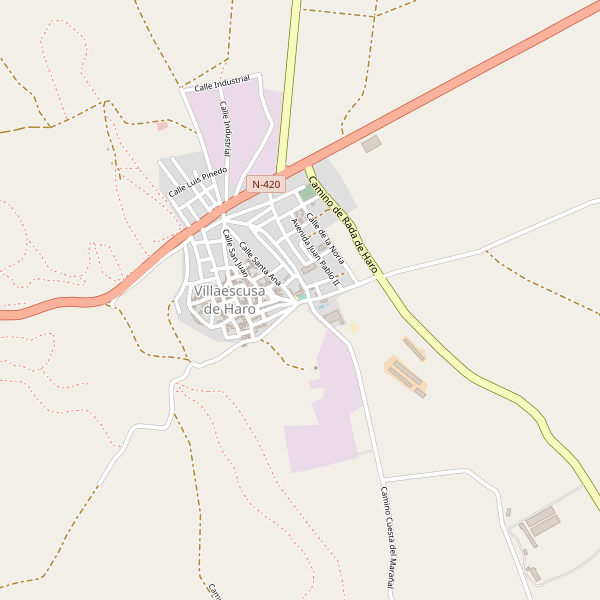 Mapa de aseos en Villaescusa de Haro Thumbnail