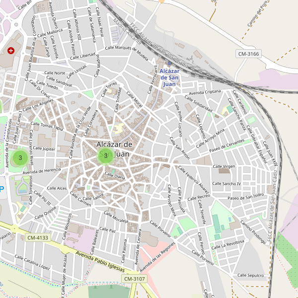 Mapa de bares en Alcázar de San Juan Thumbnail