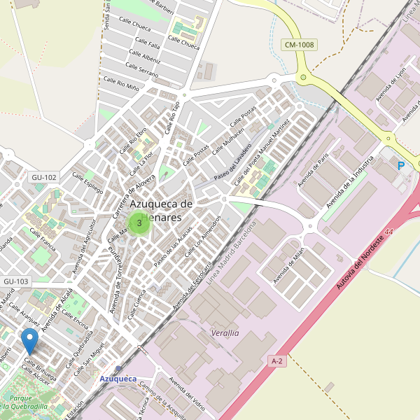 Mapa de bares en Azuqueca de Henares Thumbnail