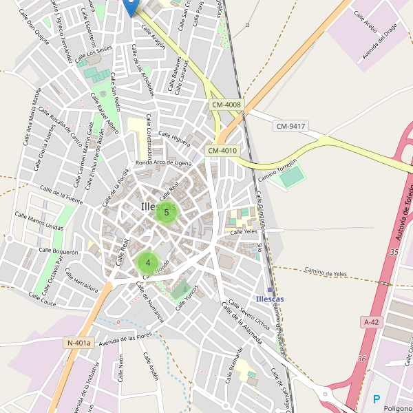 Mapa de bares en Illescas Thumbnail