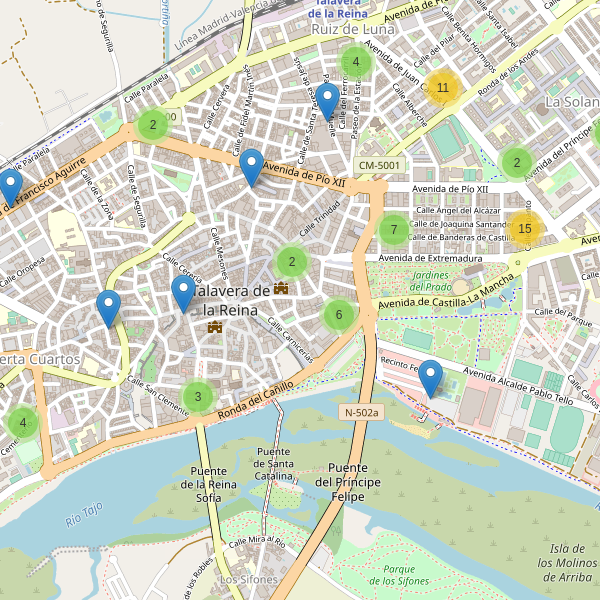 Mapa de bares en Talavera de la Reina Thumbnail