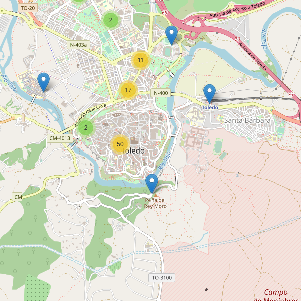 Mapa de bares en Toledo Thumbnail