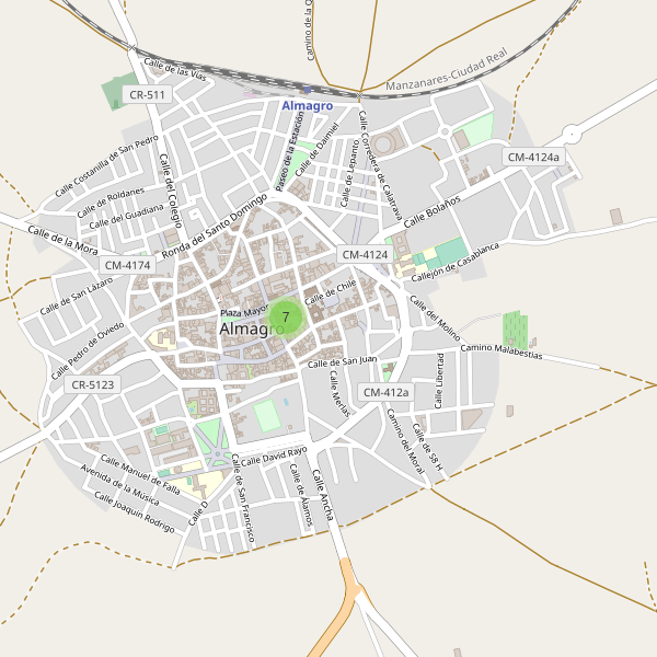 Mapa de cajeros-automaticos en Almagro Thumbnail