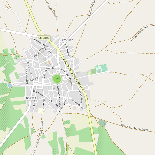 Mapa de cajeros-automaticos en El Toboso Thumbnail