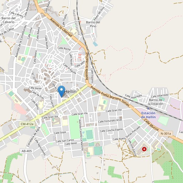 Mapa de cajeros-automaticos en Hellín Thumbnail