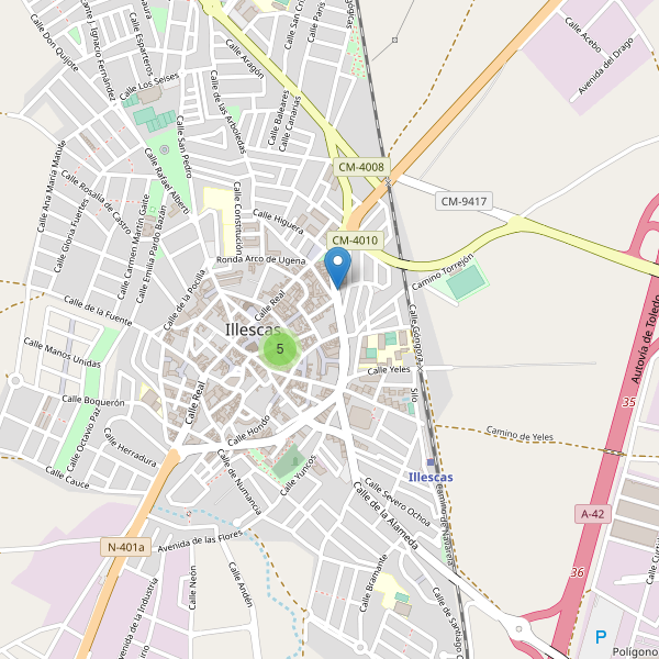 Mapa de cajeros-automaticos en Illescas Thumbnail