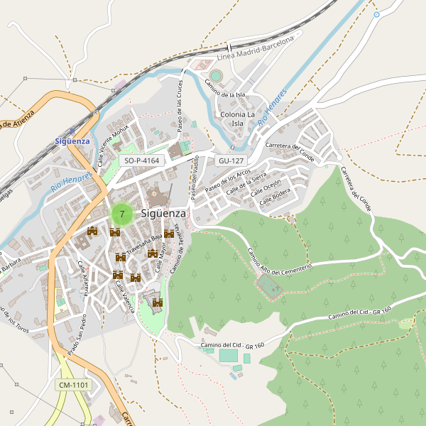 Mapa de cajeros-automaticos en Sigüenza Thumbnail