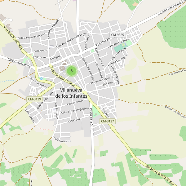 Mapa de cajeros-automaticos en Villanueva de los Infantes (CR) Thumbnail