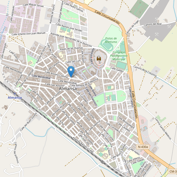 Thumbnail Mapa de cines en Almansa