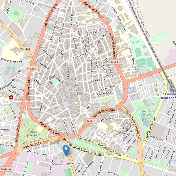 Thumbnail Mapa de cines en Ciudad Real