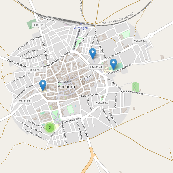 Mapa de escuelas en Almagro Thumbnail