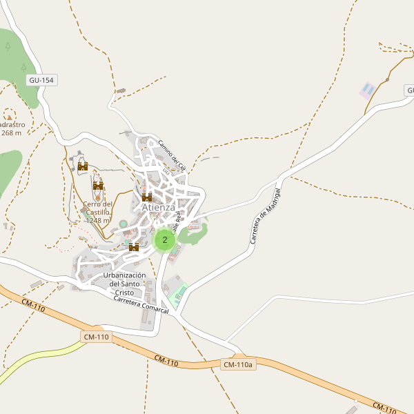 Mapa de escuelas en Atienza Thumbnail