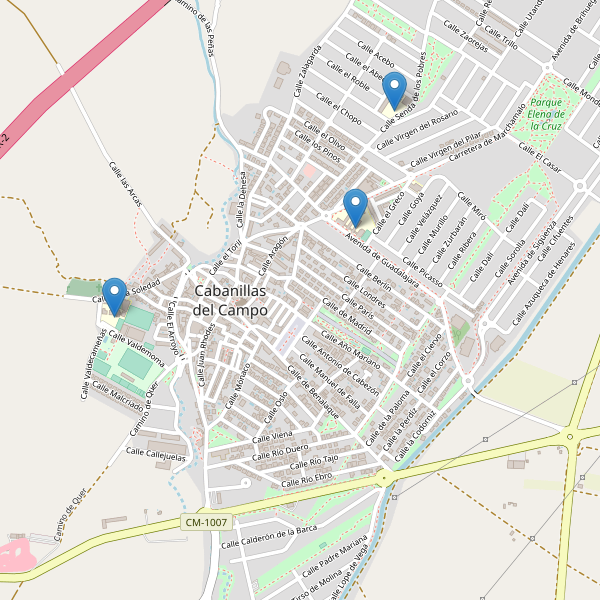 Mapa de escuelas en Cabanillas del Campo Thumbnail