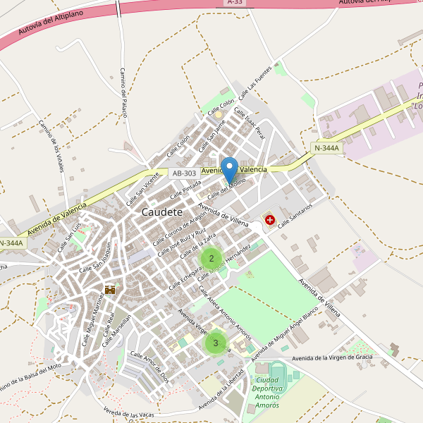 Mapa de escuelas en Caudete Thumbnail