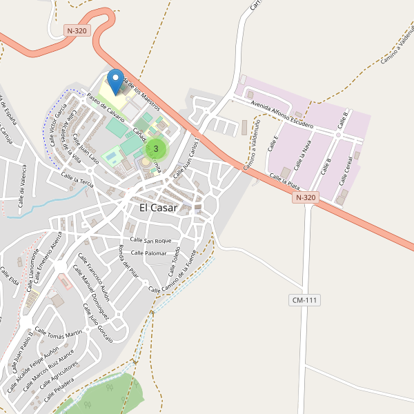 Mapa de escuelas en El Casar Thumbnail