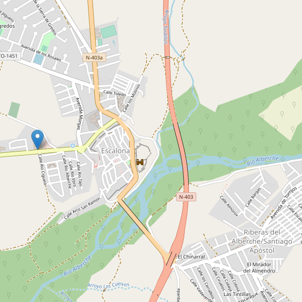 Mapa de escuelas en Escalona (TO) Thumbnail