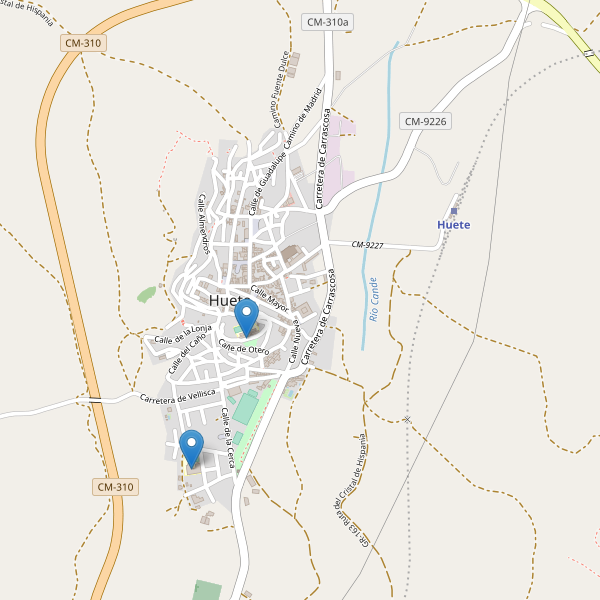 Mapa de escuelas en Huete Thumbnail