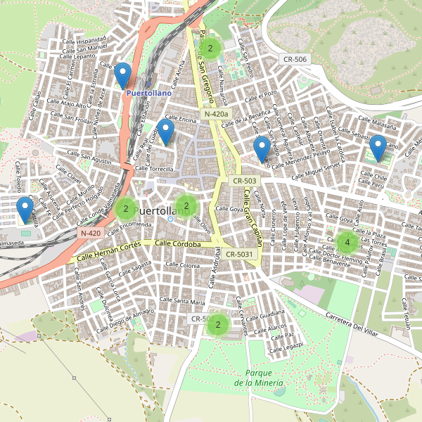 Mapa de escuelas en Puertollano Thumbnail