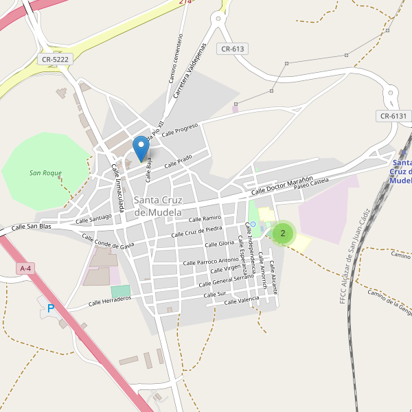 Mapa de escuelas en Santa Cruz de Mudela Thumbnail