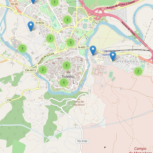 Mapa de escuelas en Toledo Thumbnail
