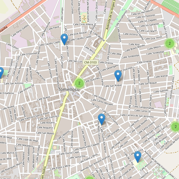 Mapa de escuelas en Tomelloso Thumbnail