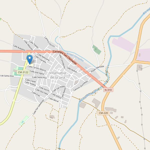 Mapa de escuelas en Villanueva de la Jara Thumbnail