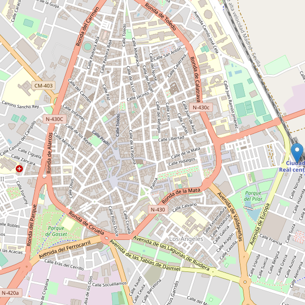 Mapa de estaciones en Ciudad Real Thumbnail