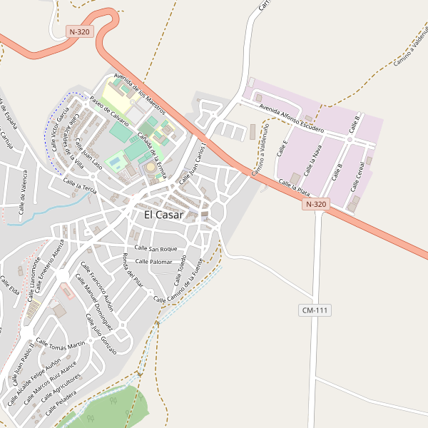 Mapa de estaciones en El Casar Thumbnail